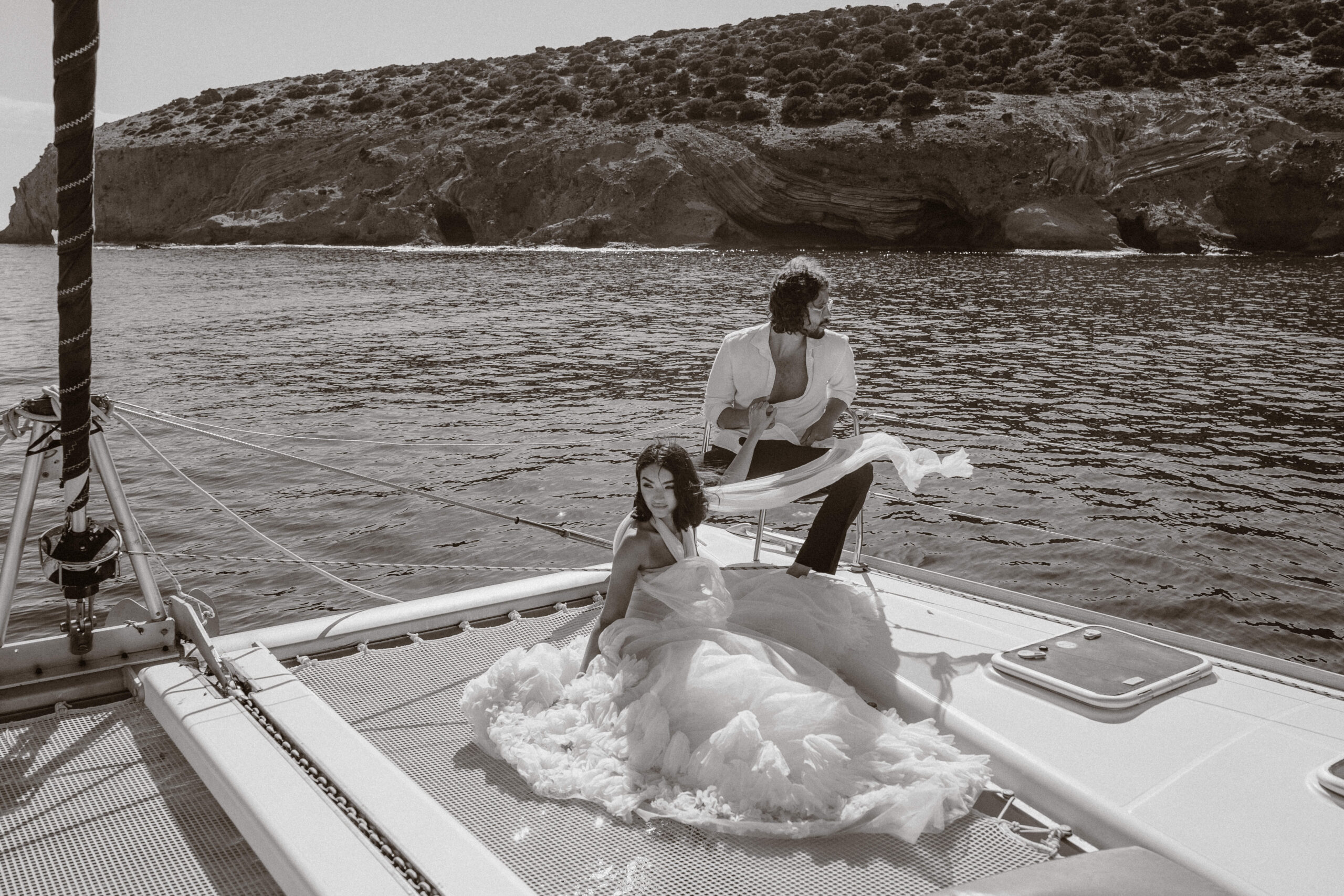 elope in Milos Greece